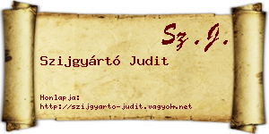 Szijgyártó Judit névjegykártya